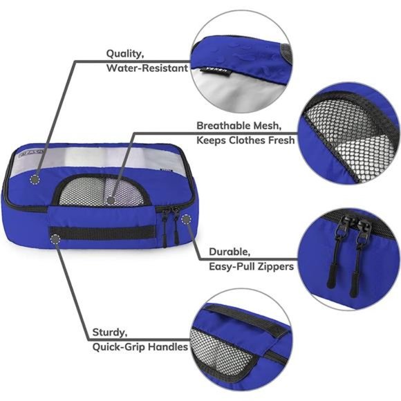 8Pcs Packing Cubes for Suitcases Organizer Bags Set for Travel Essentials Bags - Picture 5 of 7